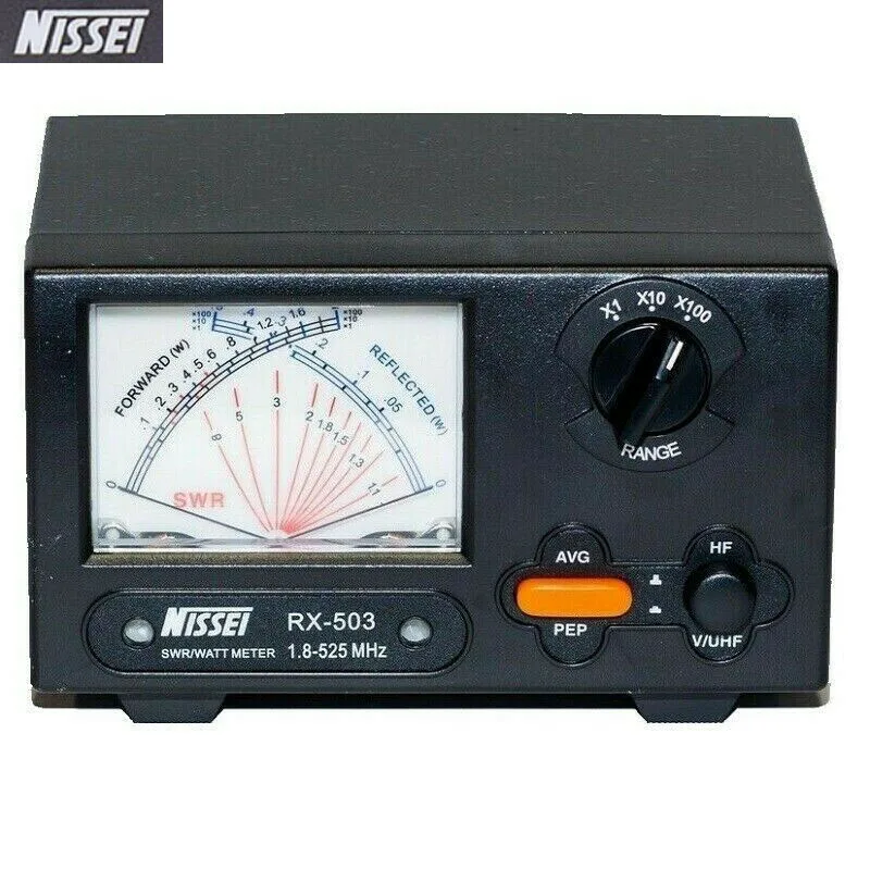 Оригинальный NISSEI RX-503 SWR/Watt Meter 1 8-525 МГц 2/20/200 Вт RX503 цифровой измеритель мощности