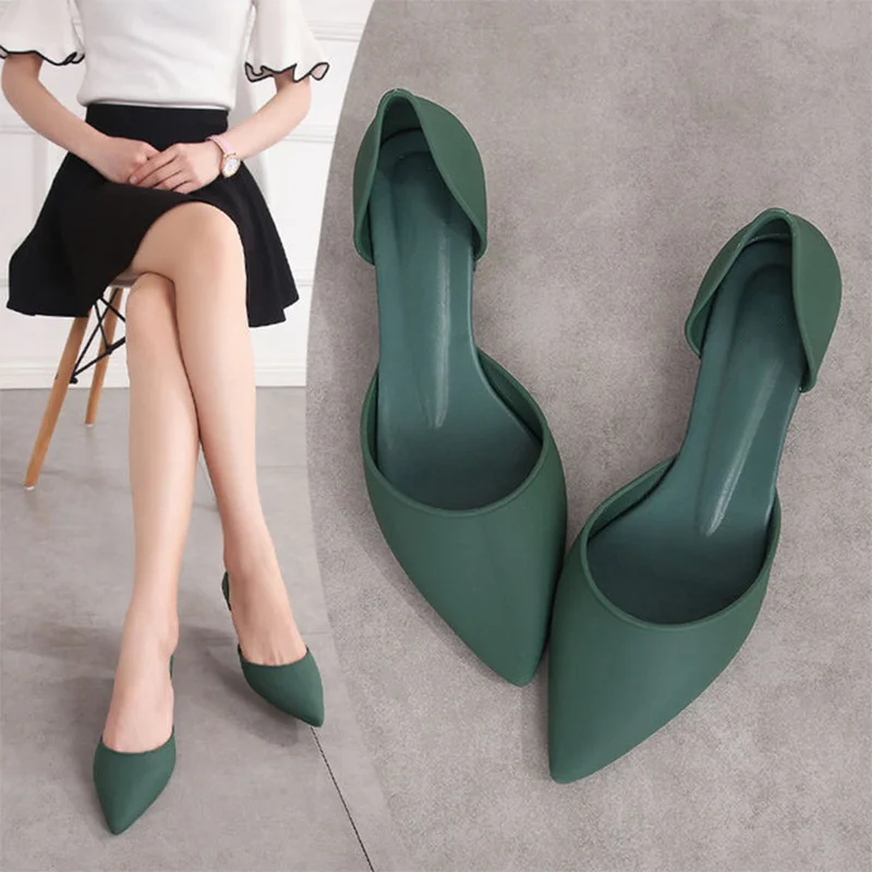 Женские сандалии элегантная женская обувь с острым носком в стиле рим желе