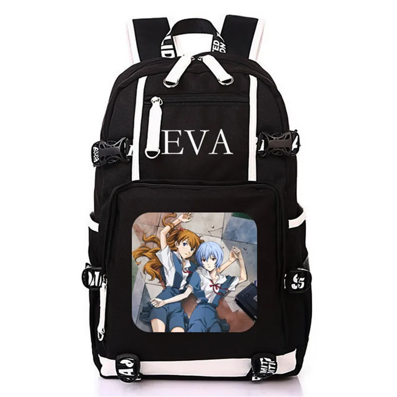 Style-12 Neon Genesis Evangelion EVA рюкзак большой емкости для ноутбука дорожные сумки школьный рюкзак для мужчин подростков студентов - Цвет: Style-12