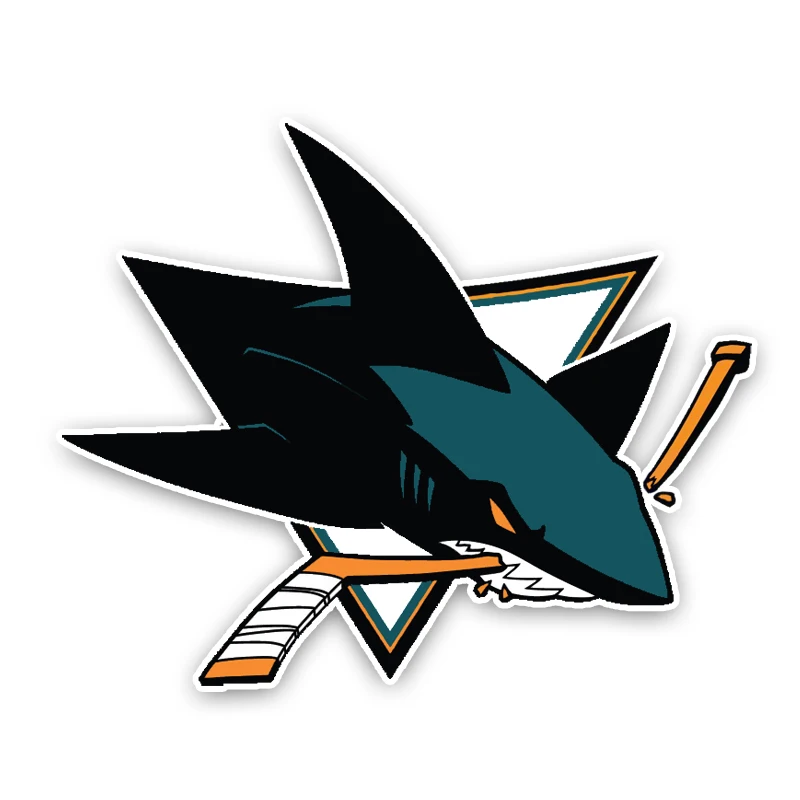 

Creative Cartoon Baseball and Sharks Colored PVC High Quality Car Sticker Decoration,16cm*13cm