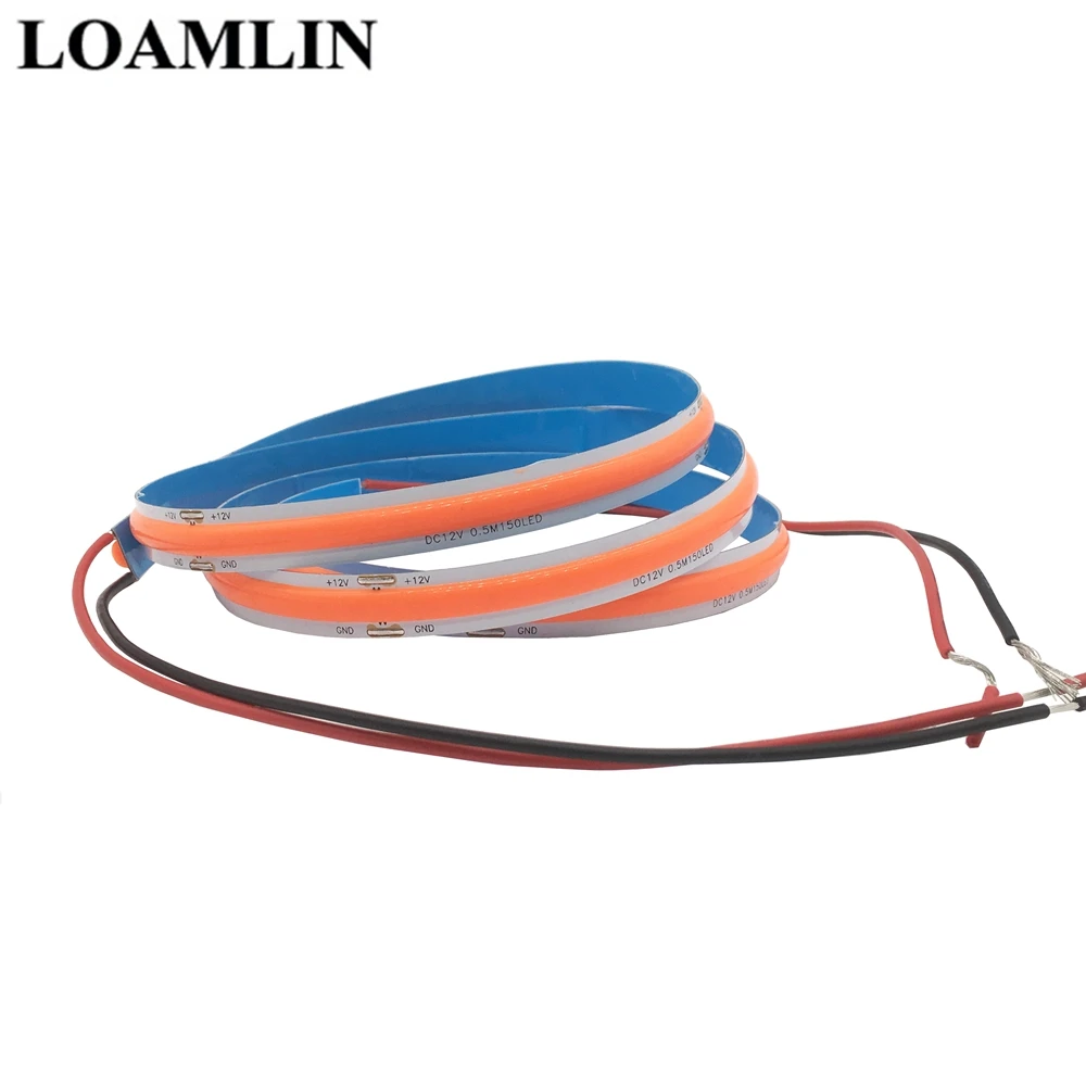 Высокая плотность FOB/COB Led гибкий светильник, 14 Вт/м RA80 белый/натуральный белый/теплый белый/желтый/красный/синий/зеленый IP30 DC12/24 В