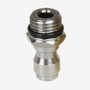 

High Pressure Quick Release Connector Car Washing Water Lance Coupling Stainless steel Silver Quick Plug Foam Pot garden Adapter