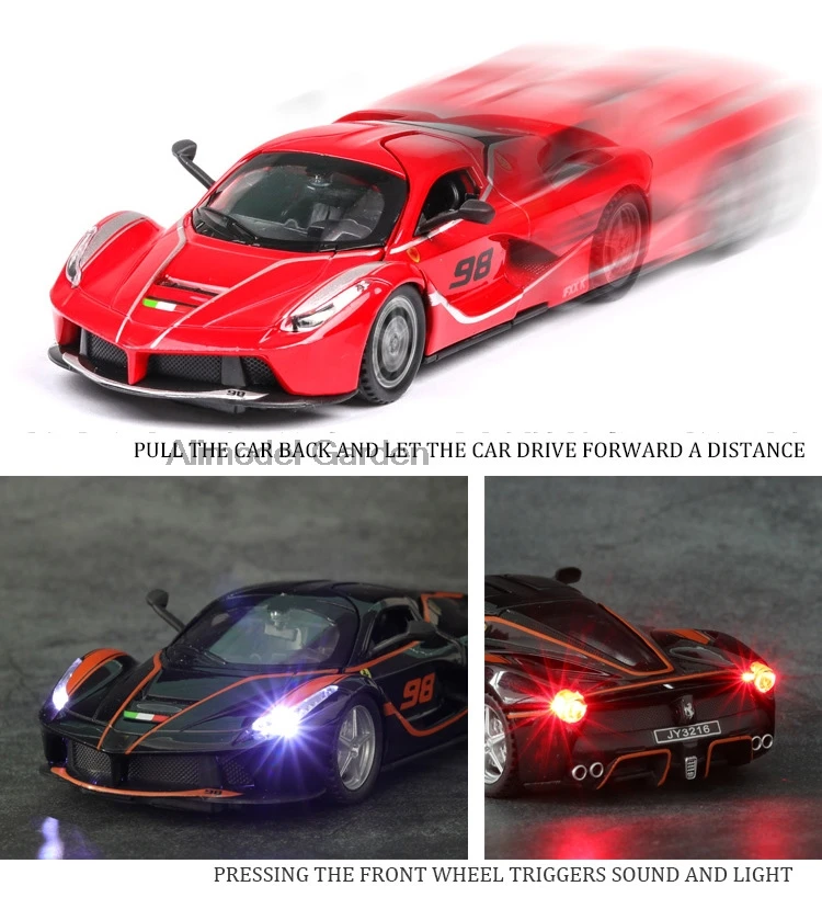 1:32 FXXK гоночная игрушка автомобиль металлические Игрушки Diecasts& Toy транспортные средства модель автомобиля высокая Игрушечная машина игрушки для детей Рождественский подарок