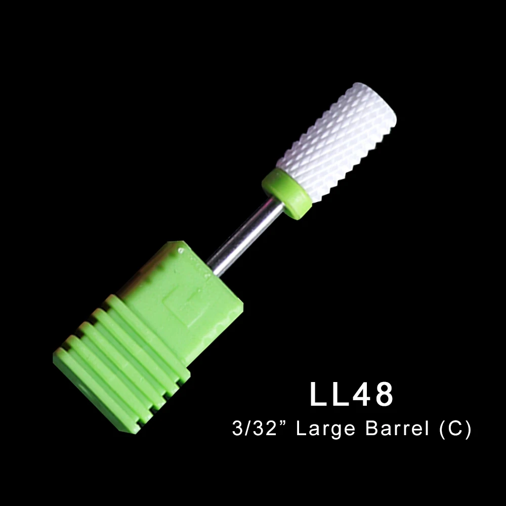 LL48 1 шт. 28 типов баррель конический керамический фреза электрическая для ухода за ногтями сверла аксессуары бурр УФ гель для удаления кутикулы - Цвет: LL48