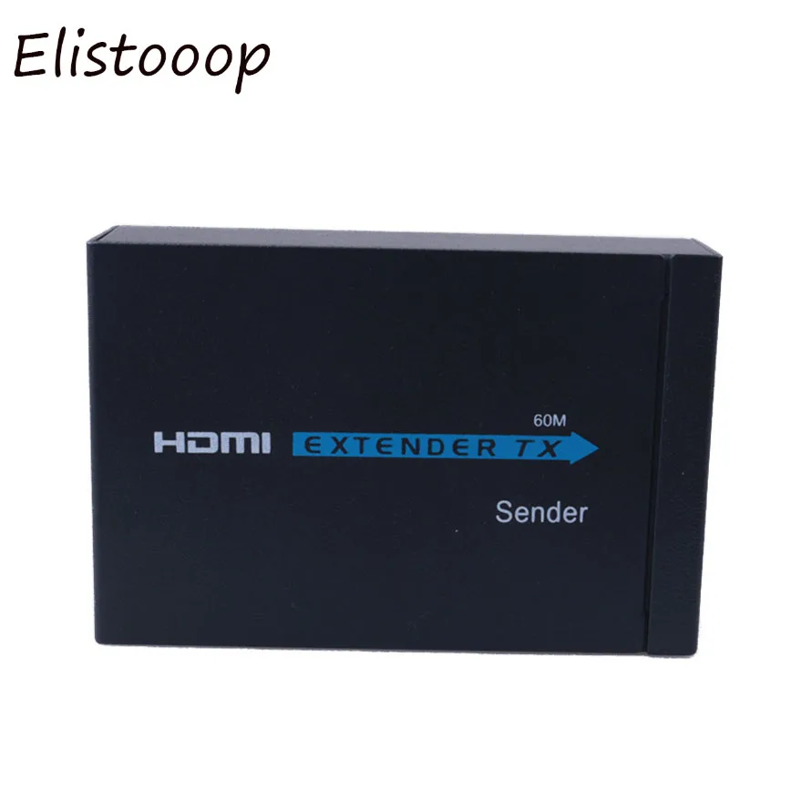 Новинка 1080p 3D HDMI передатчик приемник 60 м HDMI удлинитель через Cat 5e/6 RJ45 Ethernet конвертер США ЕС штекер