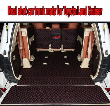 

Real shot car trunk mats car floor mats and boot mats for Toyota Land Cruiser in stock present