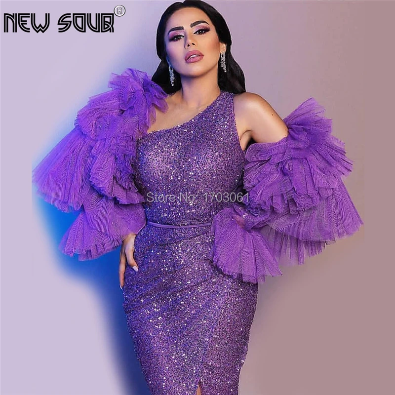 Блестящие Длинные вечерние платья для Дубая, арабское,, vestido de festa, Русалка, элегантное вечернее платье ручной работы, платье для выпускного вечера, Средний Восток