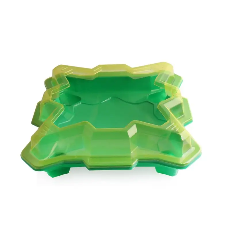 

Green Plastic Gyro Battle Disc Arena Gyro Plate Toy for Kids Children Intelligent Educational Toy Accessories Y51E