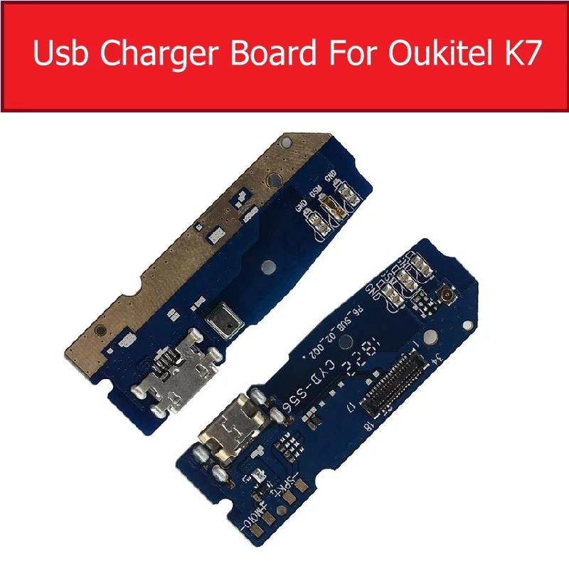 Usb зарядка и разъем для микрофона порт плата для Oukitel K7 K10 Usb зарядное устройство Соединительный модуль USB зарядное устройство доска запасные части - Цвет: For oukitel k7