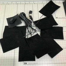 8 в 1 Электрический жилет нагреватель ткань куртка USB Тепловой Теплый тела грелка с подогревом