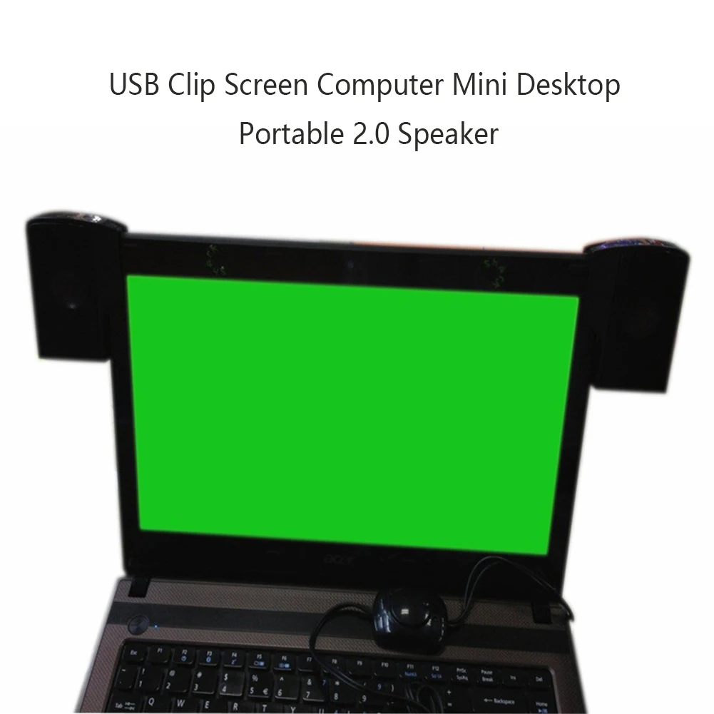 Портативный мини стерео Динамик Мода USB Проводная 3,5 мм разъем, динамики для Тетрадь портативных ПК планшет музыкальный плеер с зажимом
