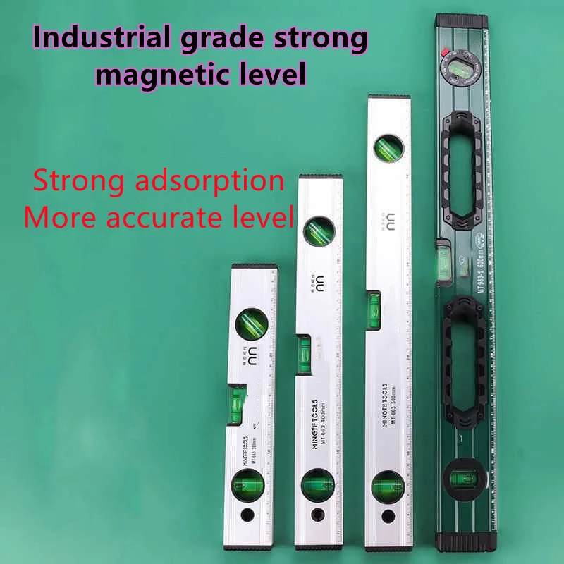 Magnetic-Mini-Spirit-Level-High-Precision-High-Bearing-Ruler-Balance ...