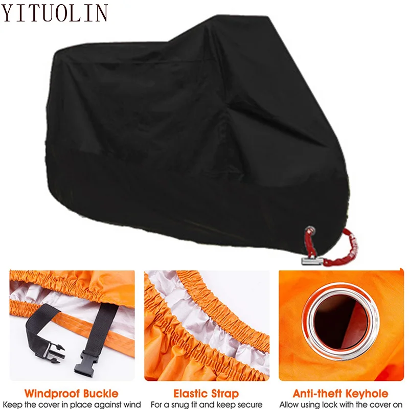 

motorbike cover waterproof Pit Bike Case For KAWASAKI VULCAN 900 CLASSIC Z250SL Z750 Z650 ZZR 1100 VULCAN 1500 Moto Accessories