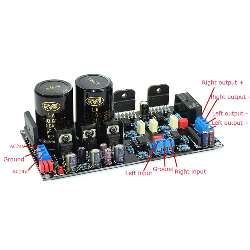 LM3886 68 Вт + HIFI усилитель мощности плата OP07 DC Servo NE5534 независимый Op Amp YJ | Электроника