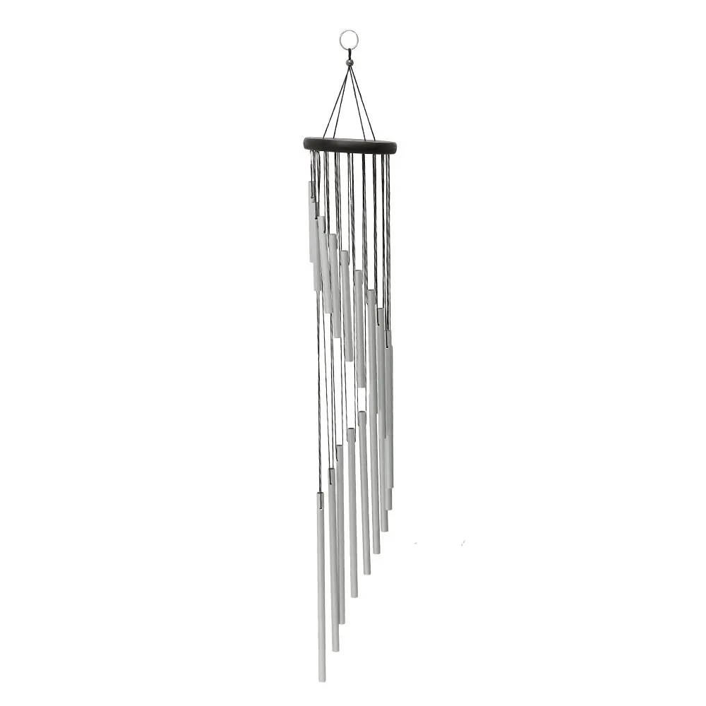 18 Tubes Wind Chimes Metal Wind Bells Nordic Classic Handmade Ornament Garden Patio Outdoor Wall Hanging Home Decor 90x120cm 8