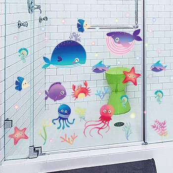 

Bathroom Tile Waterproof Stickers Nursery Wall Decorative Wall zhi tie hua Children's Bedroom Wall Wall Sticker angel wings No