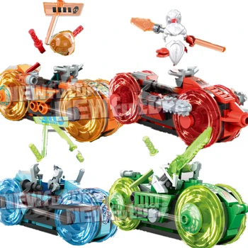 

New 2020 Ninja Series TRONS Legacy Light Motorcycle Motor Cycles Kai Season 13 14 Building Blocks Classic Model Sets Bricks Kits