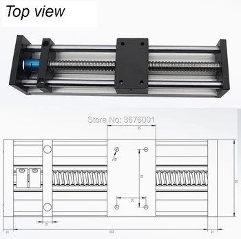 

600mm Effective Travel Length SFU1204 1605 1610 Ballscrew 12 16mm Linear Guide Motion Module Rail Table CNC