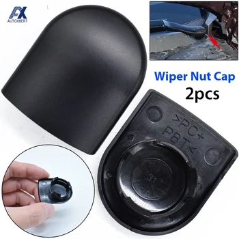 

2pcs Windscreen Wiper Arm Head Nut Caps Bolt Cover Protector For Buick Enclave Regal Lacrosse Alpheon Cadillac CTS OE# 22793593