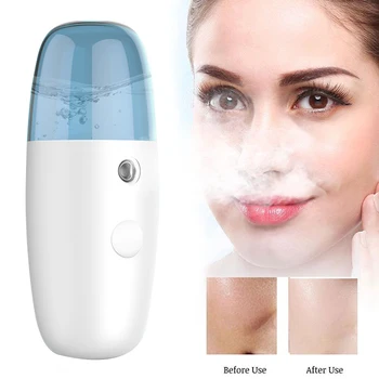 

USB Rechargeable Portable Face Spray 30mL Nano Facial Steam Moisturizing Skin Nebulizer Face Care Beauty Tools