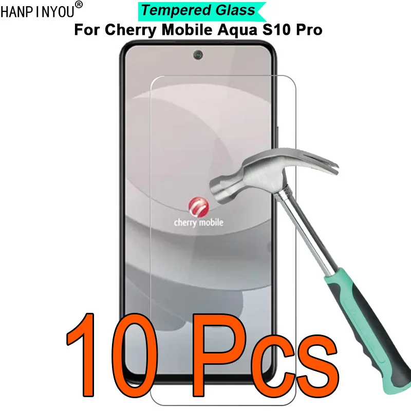 

10 Pcs/Lot For Cherry Mobile Aqua S10 Pro 6.67" 9H Hardness 2.5D Toughened Tempered Glass Film Screen Protector Guard