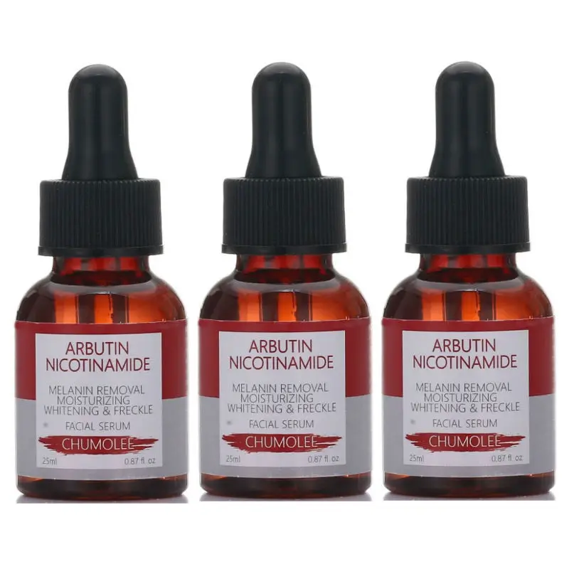 3pcs CHUMOLEE Alpha Arbutin Whitening Serum Freckle Removal Dark Spot melasma Nicotinamide Anti-wrinkle Face skin care | Красота и