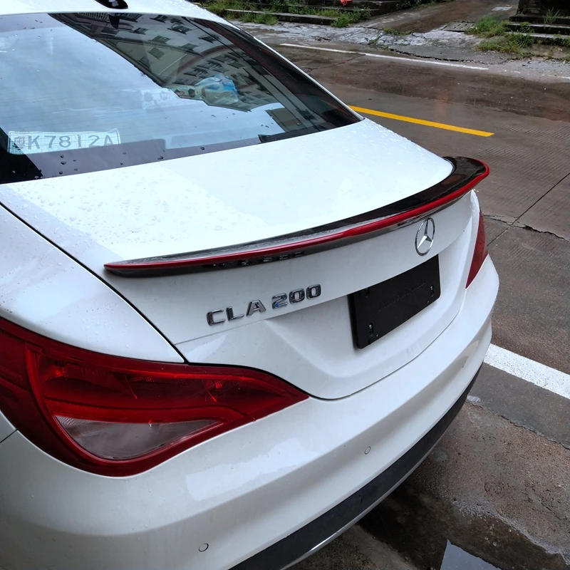 Для Mercedes CLA W117 AMG УГЛЕРОДНЫЙ спойлер FD стиль класс C117 задний из углеродного