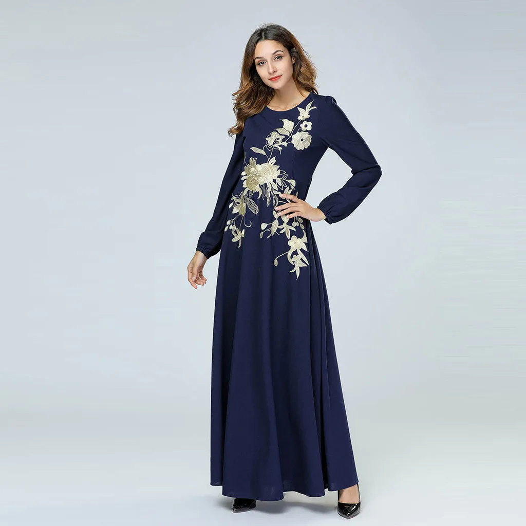 Kancohold Женский Национальный халат исламский мусульманский Средний Восточный длинное платье длинные мусульманские платья вечерняя одежда