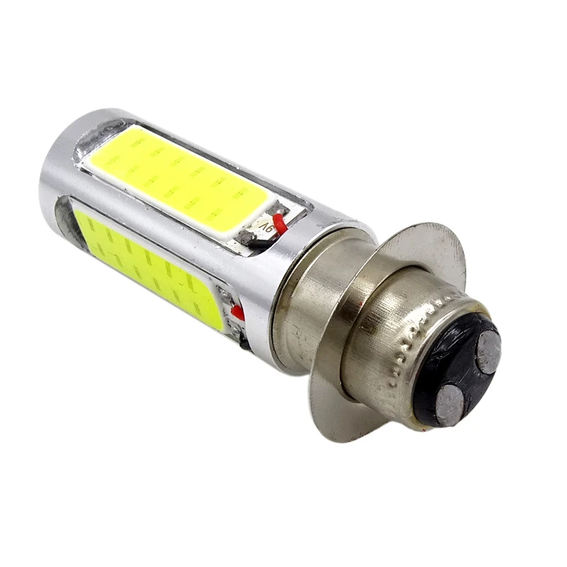 

JIUWAN 1 Pcs For Motorcycle Accessories H6M COB LED Moto ATV Headlight Head Lamp Fog Light Super Bright White Motorbike