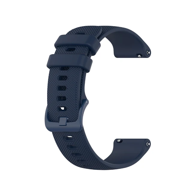 22mm Silicone Band Strap for Xiaomi Mi Watch Color Replacement Bracelet Breathable Sports Bands For Watch Accessories navy blue