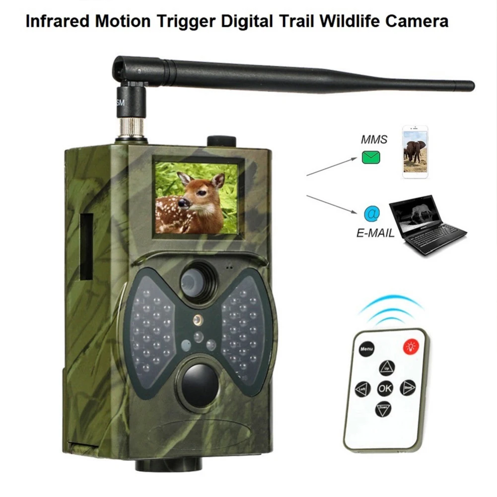 Камера HC300M для охоты GSM 12MP 1080P фотоловушка с ночным видением дикой природы