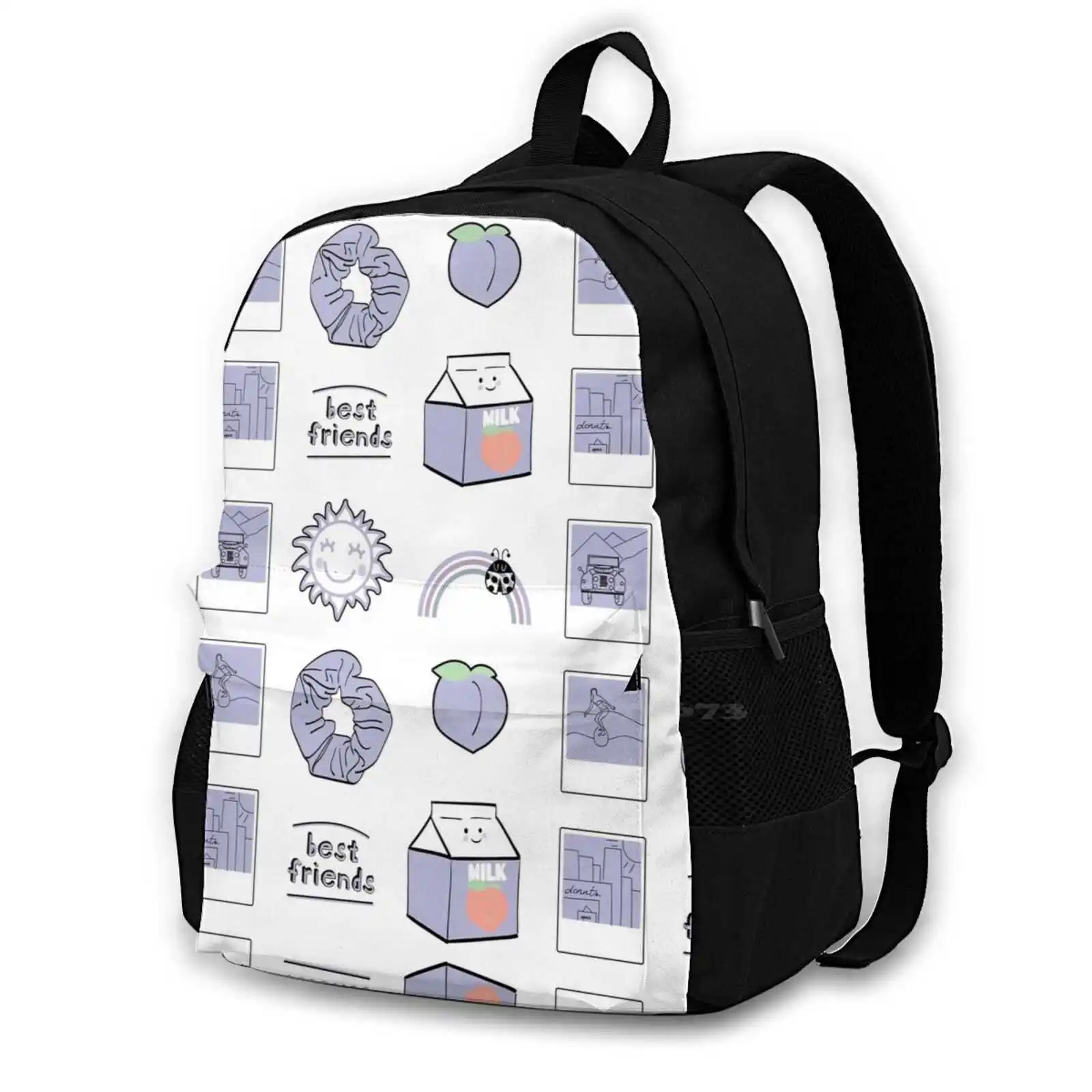 3D Print Design Backpack Casual Bag 
