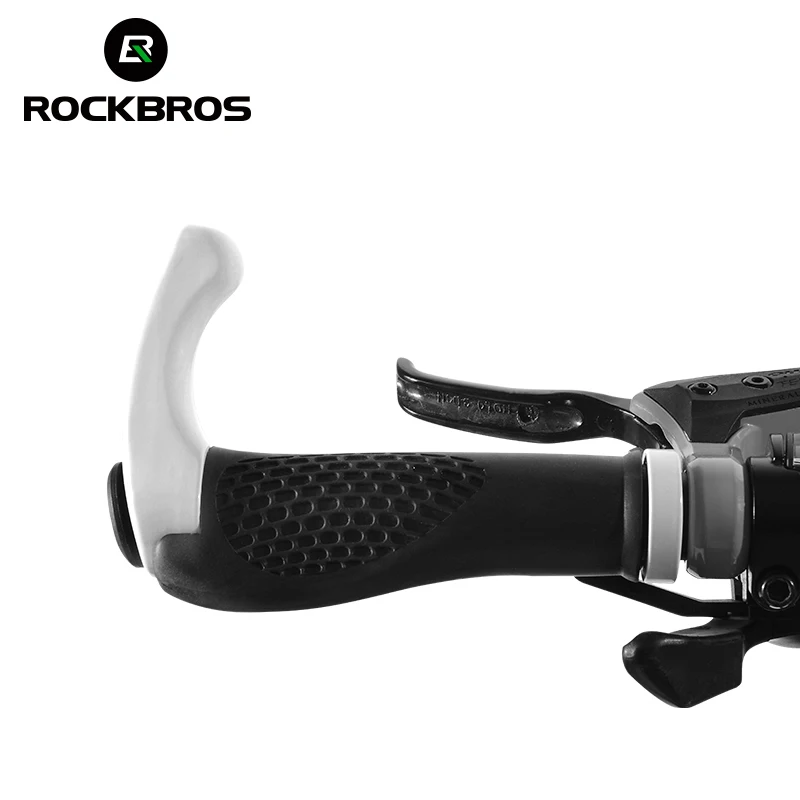 ROCKBROS Shockproof Rubber Cycling Handlebar Grips with Horns