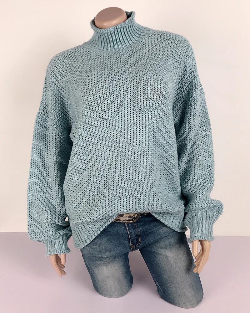 Knitting Unlined Upper Garment Suit-dress Pachytene High Lead Sleeve Head Sweater Woman