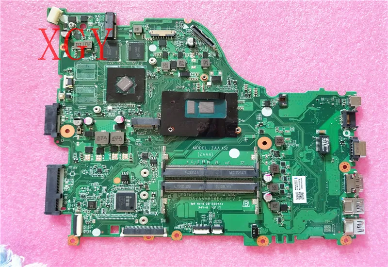 Оригинальная материнская плата для ноутбука acer E5-575 E5-575G DAZAAMB16E0 i5-7200U SR342 N16S-GTR-B-A2 GPU perfeito trabalho