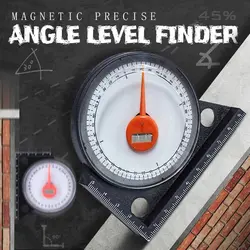 NEW Magnetic High Precise Angle Level Finder Slope Angle Finder Protractor Tilt Level Meter Clinometer Gauge Gauging Tools