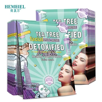 

Tea Tree Face Mask Anti-Acne Sheet Mask Moisturizing Face Mask Shrink Pores Acne Remover Skin Care Acne Treatment Korean Mask