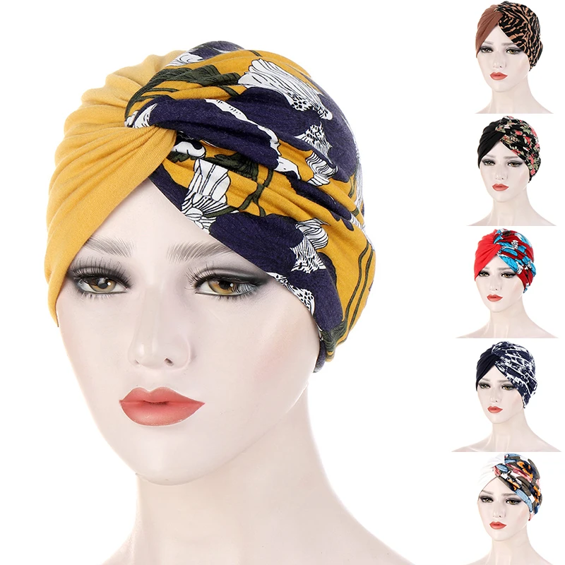 chemo headwear Turban Hijab, Yellow turban headband for women Turban headwrap
