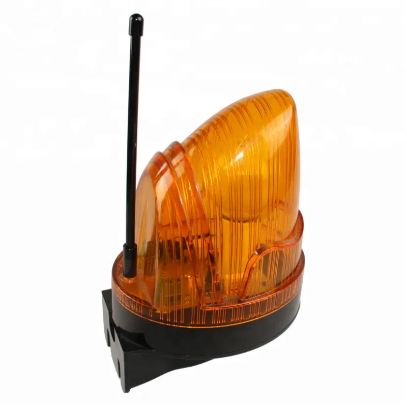 

24VDC 220v outdoor LED Signal Alarm Light Strobe Flashing Emergency Warning Lamp wall mount for Automatic Gate Opener(no sound)