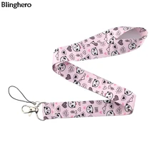 Blinghero мультфильм панда Lanyards Kawaii Мобильный телефон ключи ремешок держатель телефона USB значок шеи ремень Висячие веревки ремешки BH0238