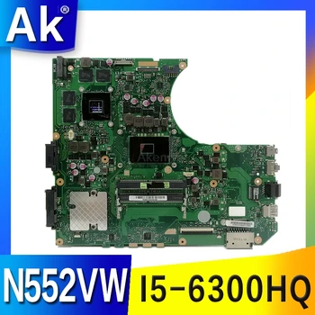 

N552VW For ASUS N552V N552VW N552VX laptop mainboard I5-6300HQ GTX960M motherboard original Test work 100% in stock