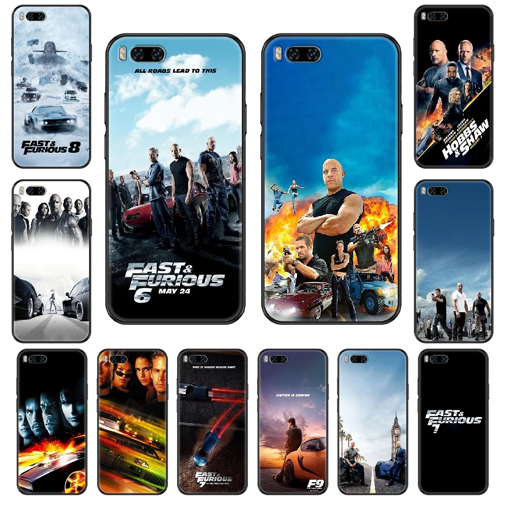 Чехол для телефона TV Fast Furious Xiaomi Mi 6 8 9 A1 2 3 Mix3 Mix2 Mix2S X T Lite Pro черный роскошный