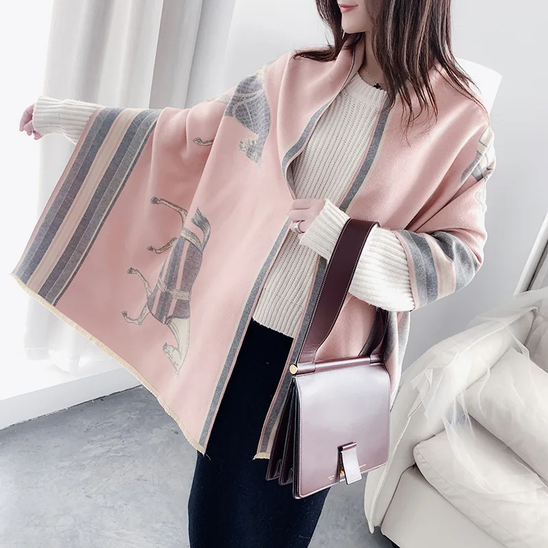 New Cheap K7r6Z Fashion Winter Scarf Women Cashmere Warm Pashmina Foulard Lady Luxury Horse Scarves Thick Soft Bufanda Shawls Wraps 2019 New New Cheap K7r6Z Fashion Winter Scarf Women Cashmere Warm Pashmina Foulard Lady Luxury Horse Scarves Thick Soft Bufanda Shawls Wraps 2019 New