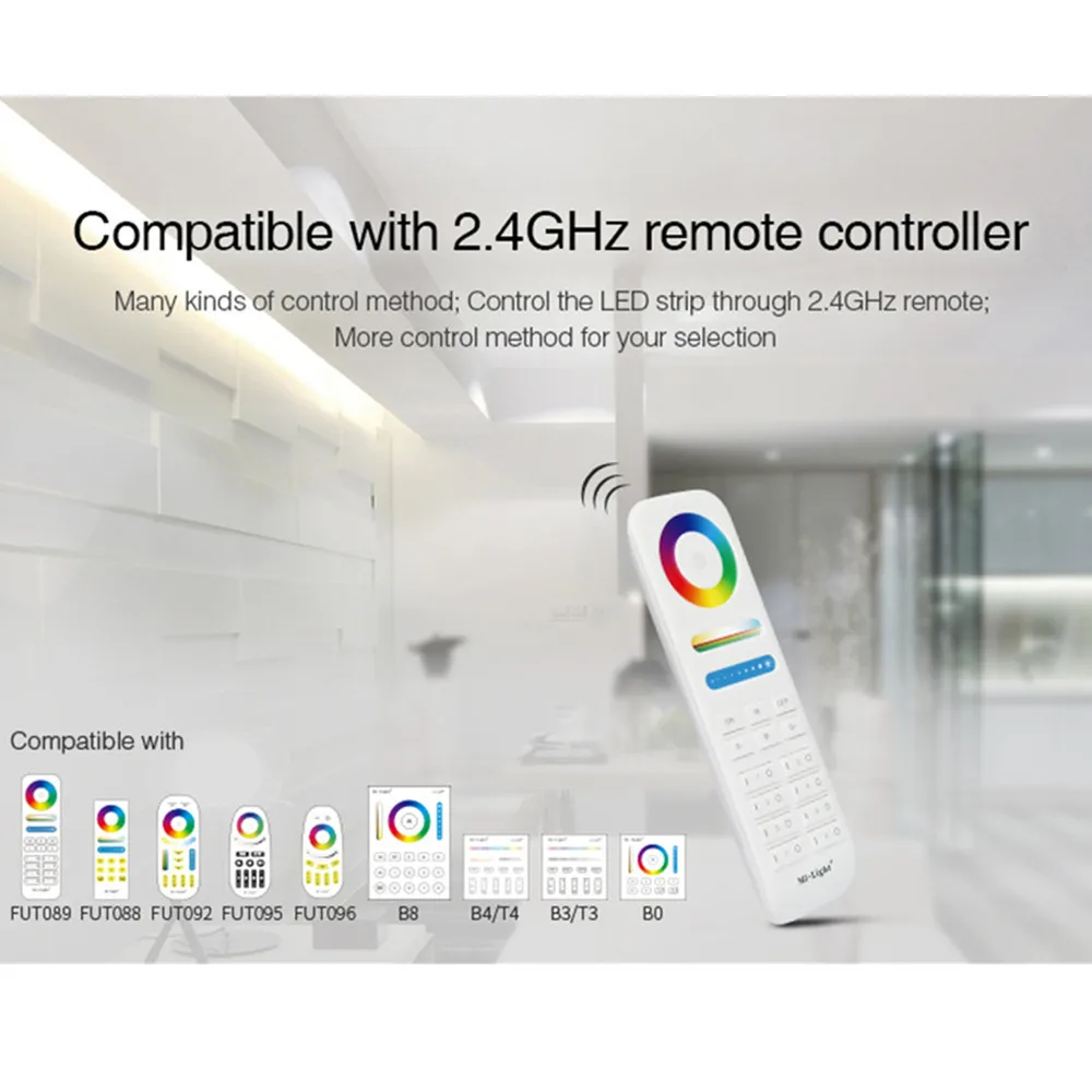 Milight YL1 сенсорный светодиодный WiFi RGB управление Лер голосовой смартфон приложение 2,4G дистанционное управление таймер функция dc12в-24 В