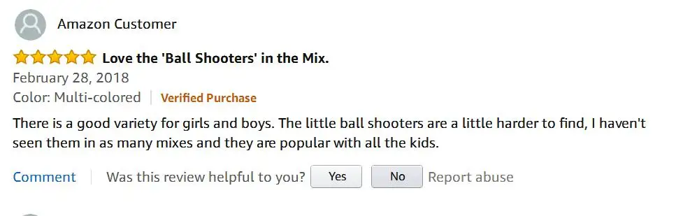 customer review from whistles toys