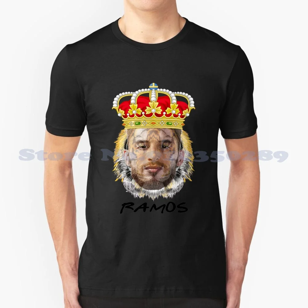 King Ramos Tiger Ramos Cool Design Trendy T-Shirt Tee Madrid Sramos Ronaldo Clasico