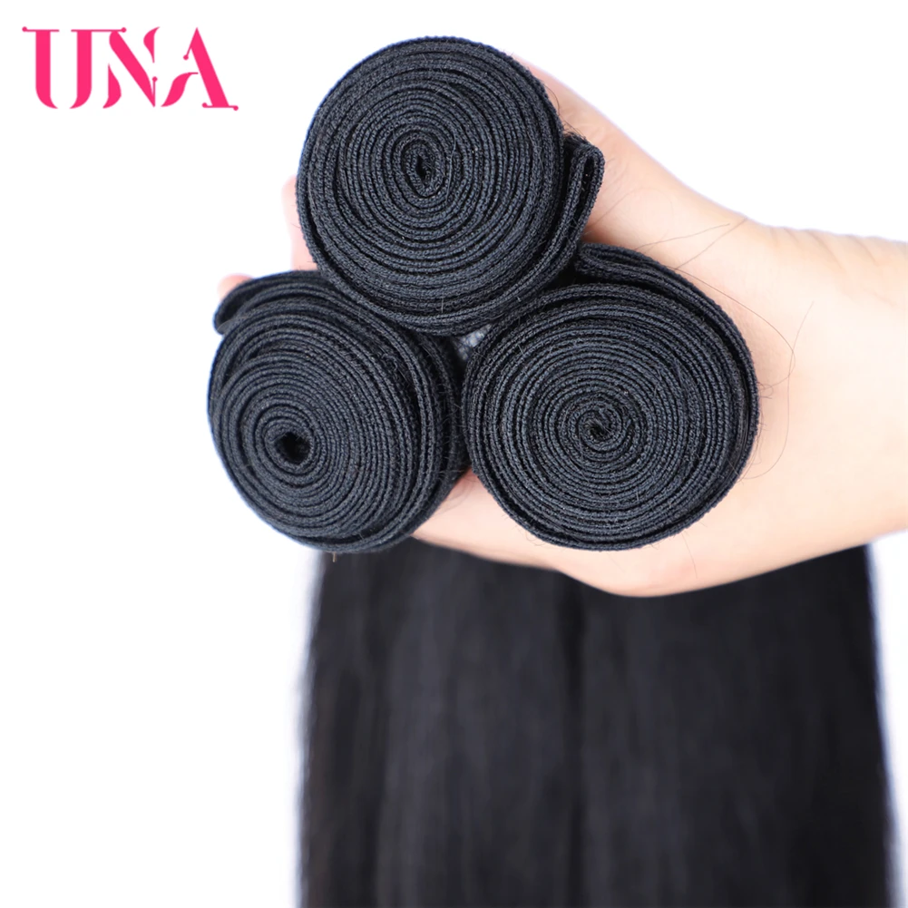 Straight Malaysia Human Hair Bundles 3 Bundles Deal Non-Remy Human Hair Weft Weaves 8-28 Inches 7A Middle Ratio 100g