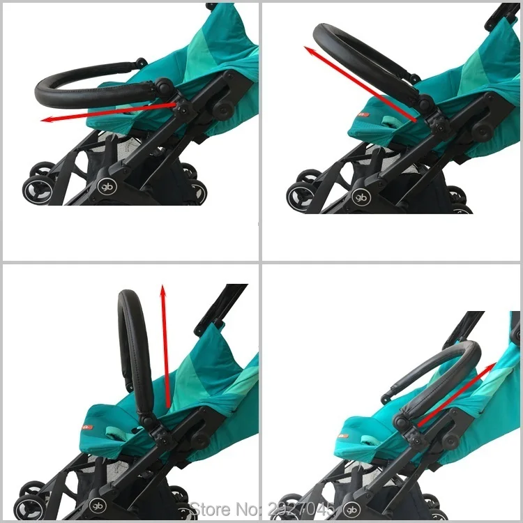 Аксессуары для детской коляски, кожаный подлокотник для GB Pockit, передний поручень для Goodbaby Pockit+/Pockit /Pockit /Pockit 2