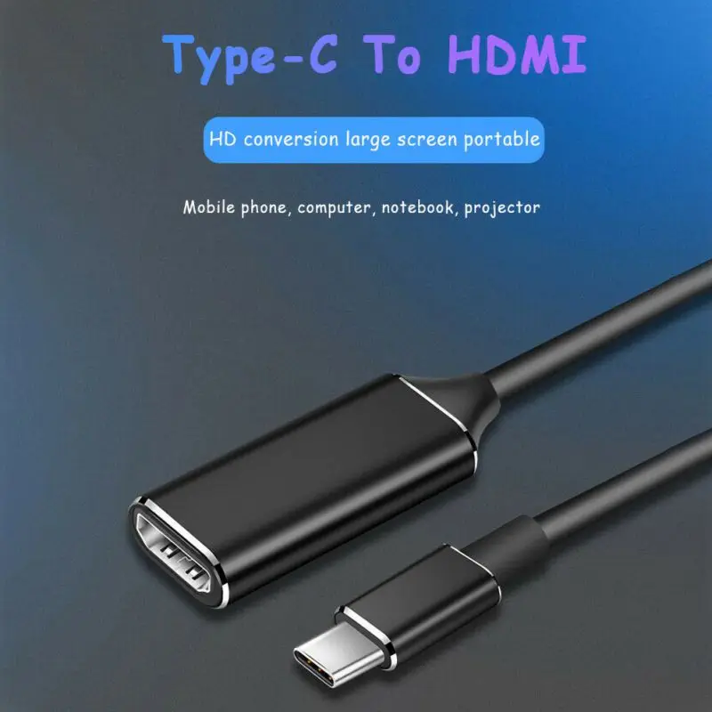 USB-C тип-c к HDMI тип-c проекционный экран мобильного телефона HD конвертер 4K30Hz