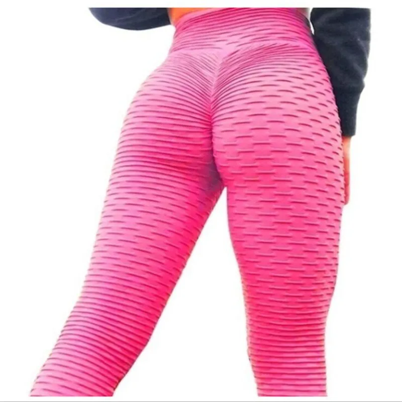 New High Waist Sexy Fitness Leggings Breathable Hip Lifting Women Workout Fashion Solid Color Bodybuilding Jeggings Women Pants